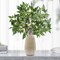 Grand Verde Ficus Tree Branches 23” Tall Artificial Greenery Plants Faux Green Silk Leaves DIY Home Decor Fence Decoration Craft Wreath, Bulk 4pcs